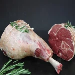 Fresh leg of lamb with complete explanations and familiarization