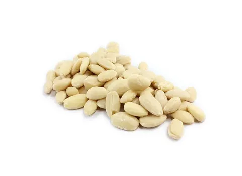 Whole blanched almonds with complete explanations and familiarization