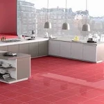The price of bulk purchase of red tiles for kitchen floor is cheap and reasonable