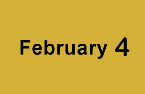 The news on Tuesday, February 4