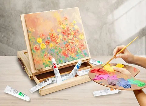 Canvas painting board with complete explanations and familiarization