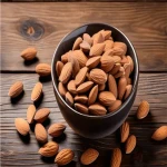 Dry fruit almond with complete explanations and familiarization