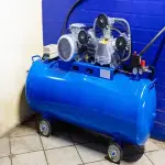 air compressor with gas with complete explanations and familiarization