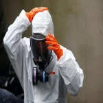 Safety suit protect with complete explanations and familiarization