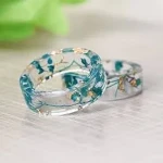 The price of bulk purchase of cute resin rings is cheap and reasonable