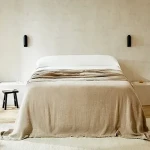 Quilted Cotton Bedspread; Easy Wash Clean 100% Pure Material Breathable Permeable