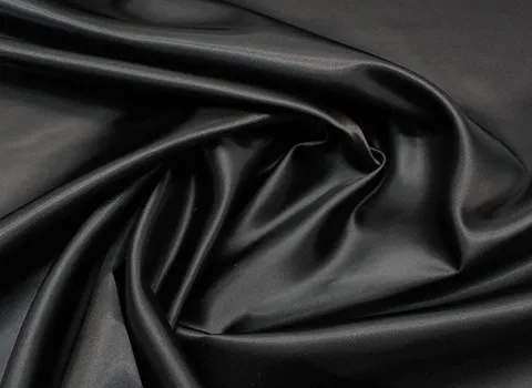 The price of bulk purchase of black satin fabric is cheap and reasonable