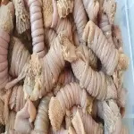 Goat intestine meat with complete explanations and familiarization