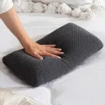 Foam pillow with holes