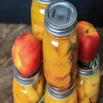 Mrs Eden canned peaches elberta