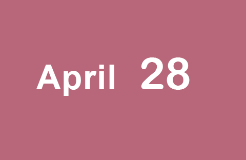 The news on Monday, April 28