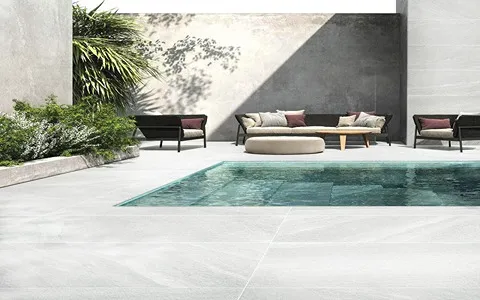 External Ceramic Tiles; Durable Last Long 3 Colors Gray White Brown
