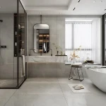 Ceramic floor bathroom tiles price list wholesale and economical