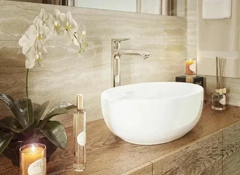 small bathroom vanity with sink