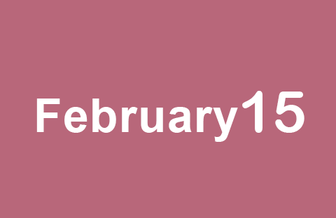 The news on Saturday, February 15