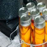 canned peaches syrup purchase price + photo
