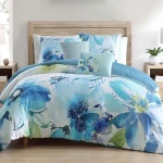 Price and purchase blue flower bedspread with complete specifications
