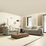 Bulk purchase of fabric sofa set 3+2 with the best conditions