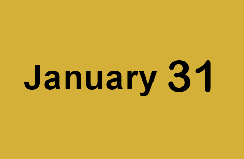 The news on Friday, January 31