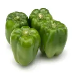 The price of bulk purchase of fresh green capsicum is cheap and reasonable