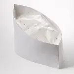 white disposable chef hats with complete explanations and familiarization