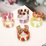 Bulk purchase of pretty resin rings with the best conditions