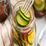 Pickled sandwich cucumbers with complete explanations and familiarization