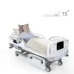 Long term hospital bed with complete explanations and familiarization