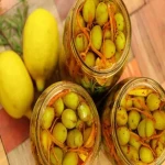 Chinese Olive Pickle; Antioxidants Vitamins C E Source Crunchy Texture