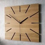 wooden wall clock uk with complete explanations and familiarization