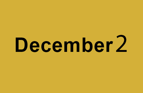 The news on Monday, December 2