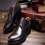 Black Leather Shoes Price