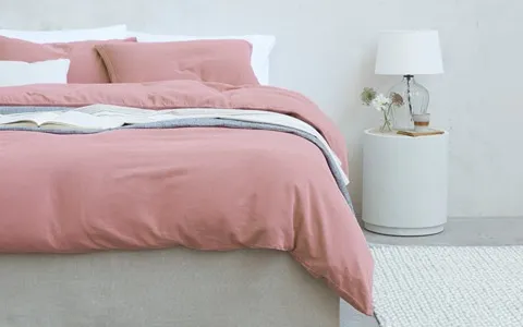 Pink Quilted Bedspread; 2 Components Quilt 1 Pillow Sham Queen King Twin Sizes