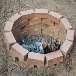 Wire Cut Bricks (Burnt Clay) Straight Borders Sharp Edge