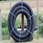 Flexible polyethylene drain pipe  with complete explanations and familiarization