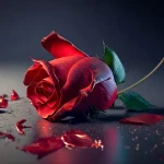 flower rose in french with complete explanations and familiarization