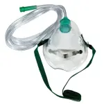 Large oxygen mask with complete explanations and familiarization