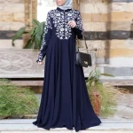 islamic girl long dress maxi with complete explanations and familiarization