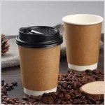 The price of bulk purchase of disposable paper cup with lid is cheap and reasonable
