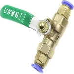 quick connect ball valve with complete explanations and familiarization