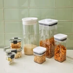 Airtight plastic kitchen canister price list wholesale and economical