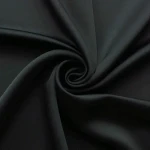 Silk satin black fabric with complete explanations and familiarization