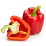 The price of bulk purchase of raw red bell pepper is cheap and reasonable