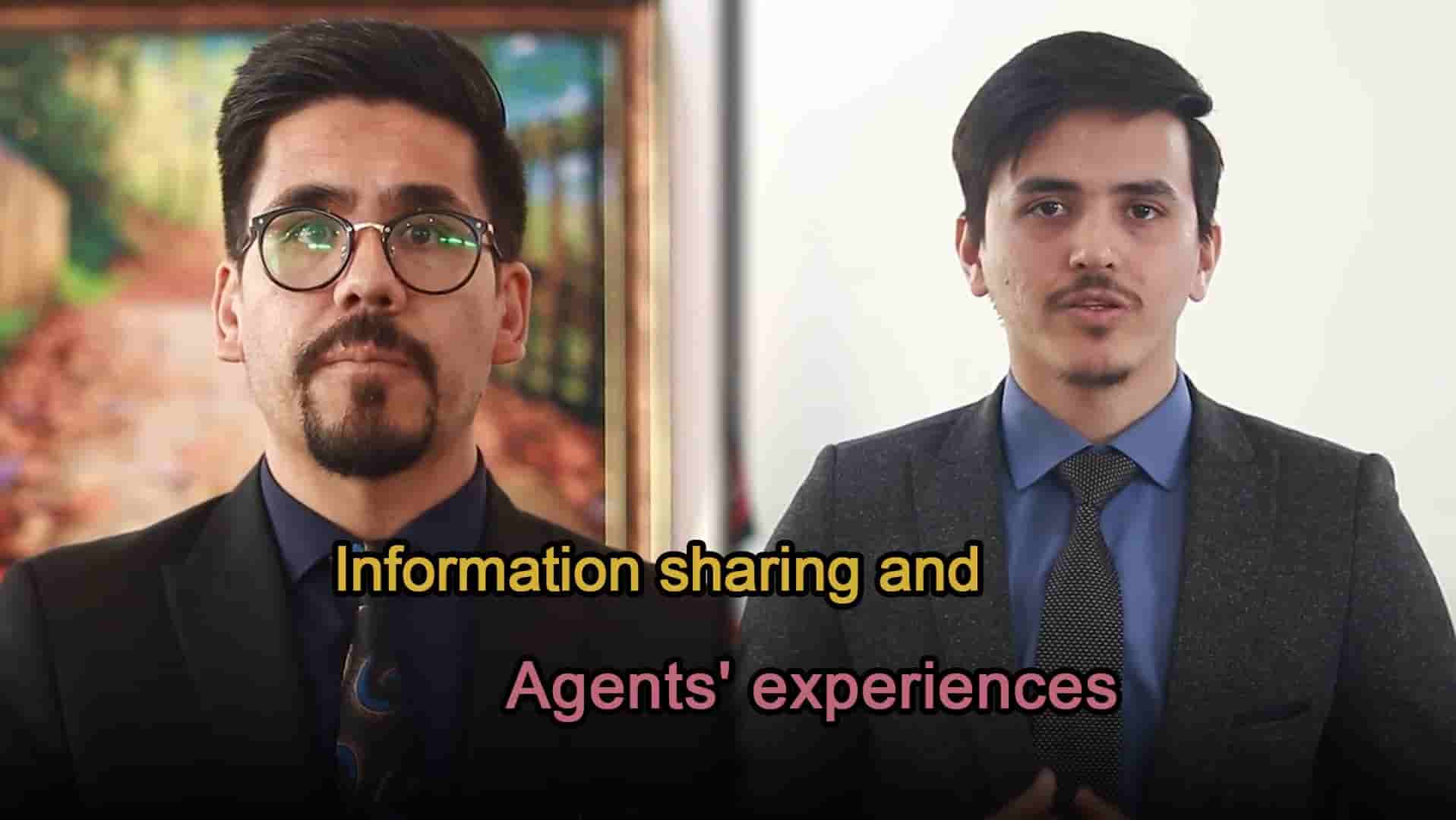 Information sharing and experiences of representatives