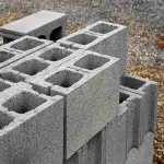 Cement Brick in Punjab (Concert Block) Combining Sand Cement Water 3 Weight