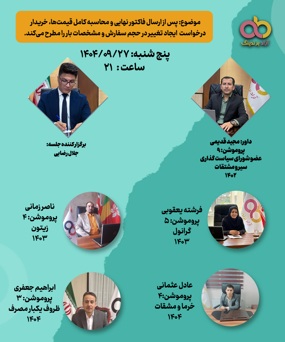 آراد برندینگ - کارگاه شبیه‌سازی تجارت واقعی