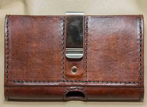 کیف چرم مردانه بوفالو؛ بند دوشی (مشکی قهوه ای قرمز) بزرگ متوسط