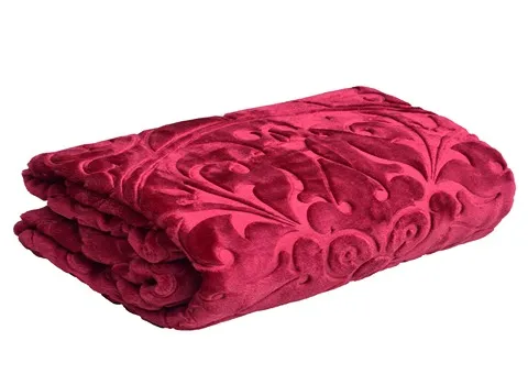 پتو گلبافت یک نفره تک رنگ؛ پشمی مصنوعی 300 گرم