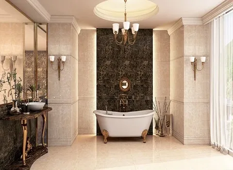 سرامیک پرسلان قهوه ای؛ وزن 20 کیلوگرم ابعاد 120*60 ایرانی