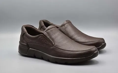 کفش چرم راحتی مردانه؛ طبیعی اسپرت سایز (40 42 46) نرم منعطف